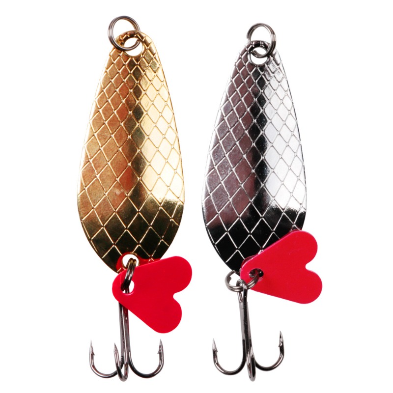 Fishing Hook Treble - 1PCS Metall Jigging Spinner Löffel 9g