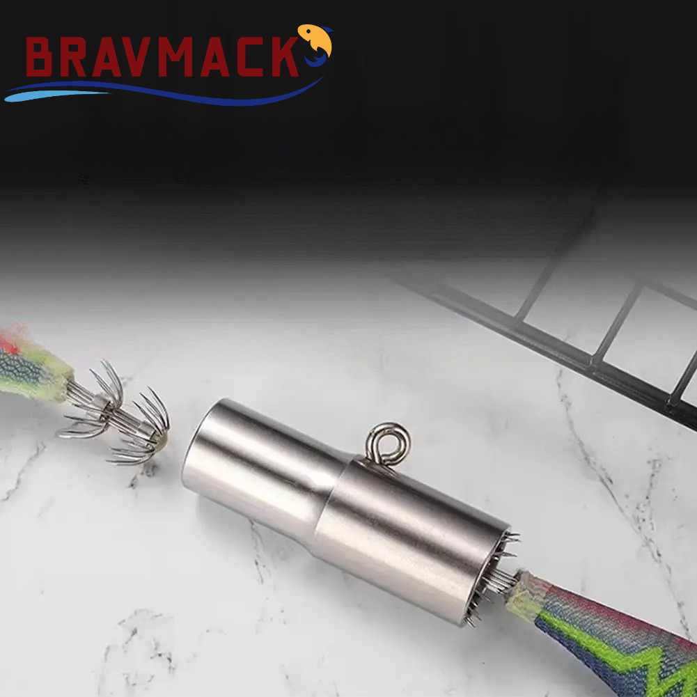Fishing Hook Stainless Steel - BRAVMACK Tintenfischhaken-Korrektur-Nadel, Edelstahl-Reparaturwerkzeug für Oktopus-Haken, Karpfenangelzubehör