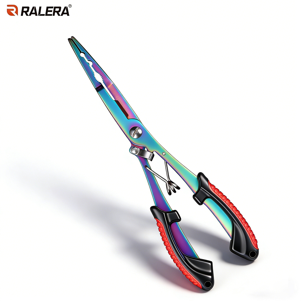 Fishing Hook Remover - RALERA Multifunktionale Angelzange | Regenbogen-Titanbeschichtung |