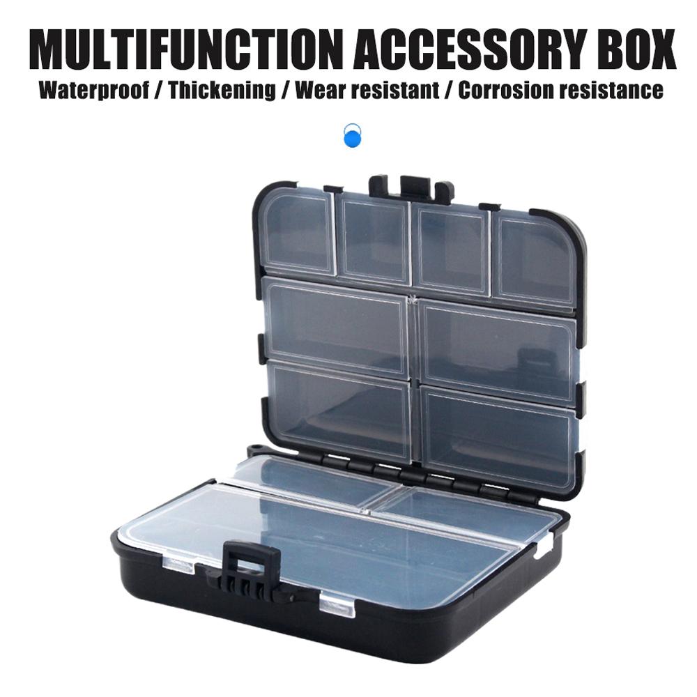 Fishing Hook Box - Köder-Aufbewahrungsbox, Angelgerät, Köder-Aufbewahrungsboxen, tragbarer doppelseitiger Köder-Haken-Organizer,