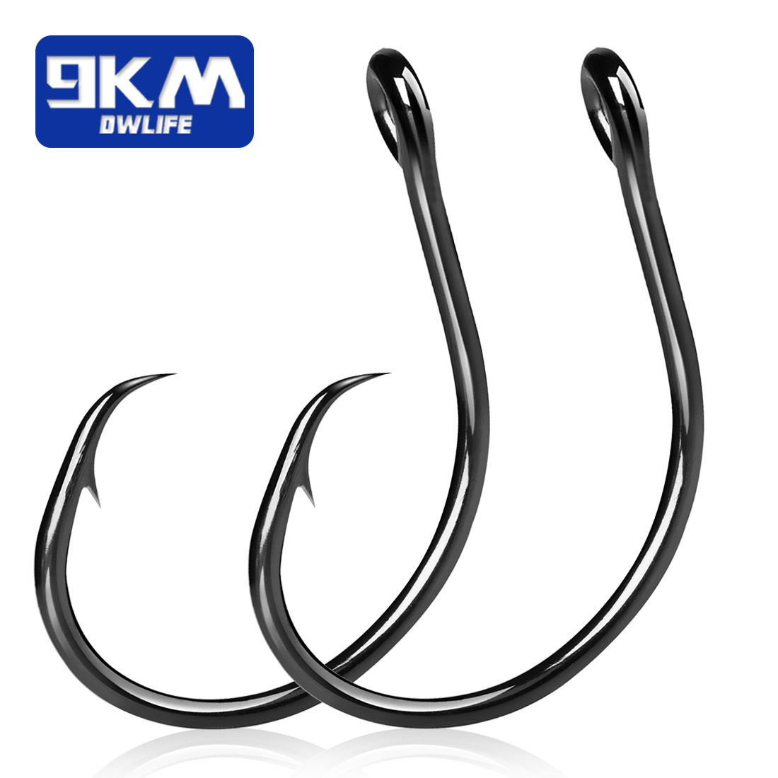 Fishing Hook Circle - 9KM 25-50 Stück Inline Wide Gap