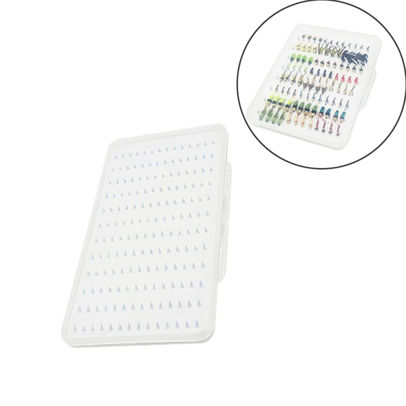 Fishing Hook Size - Wasserdichte Fliegenhaken-Box mit Großer Kapazität, Hochdichtem