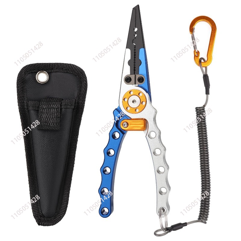 Fishing Hook Remover - Aluminium-Angelzange, Multifunktions-Hakenlöser und Schnurschneider, Outdoor-Angelzange mit