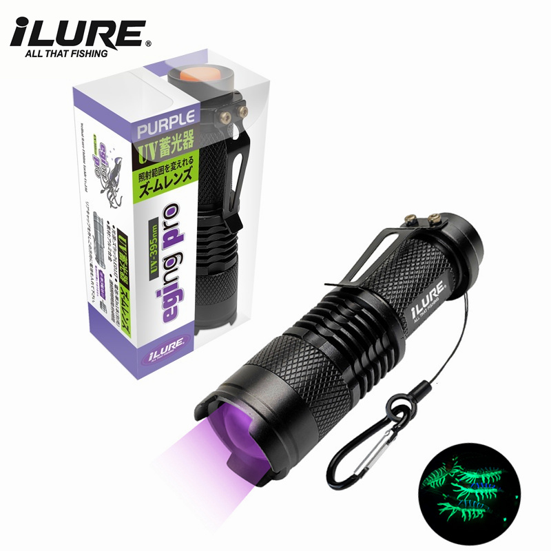 Fishing Hook Jig - Mini UV Taschenlampe 395nm Ultraviolett Angeln