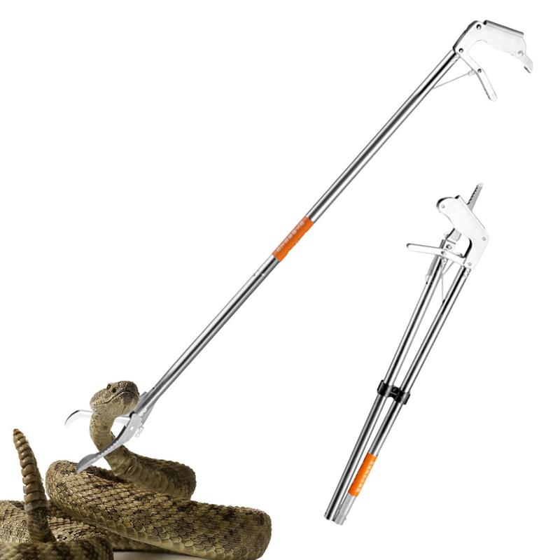 Fishing Hook Stainless Steel - 120cm faltbarer Schlangen stock Ellbogen/gerader Kopf
