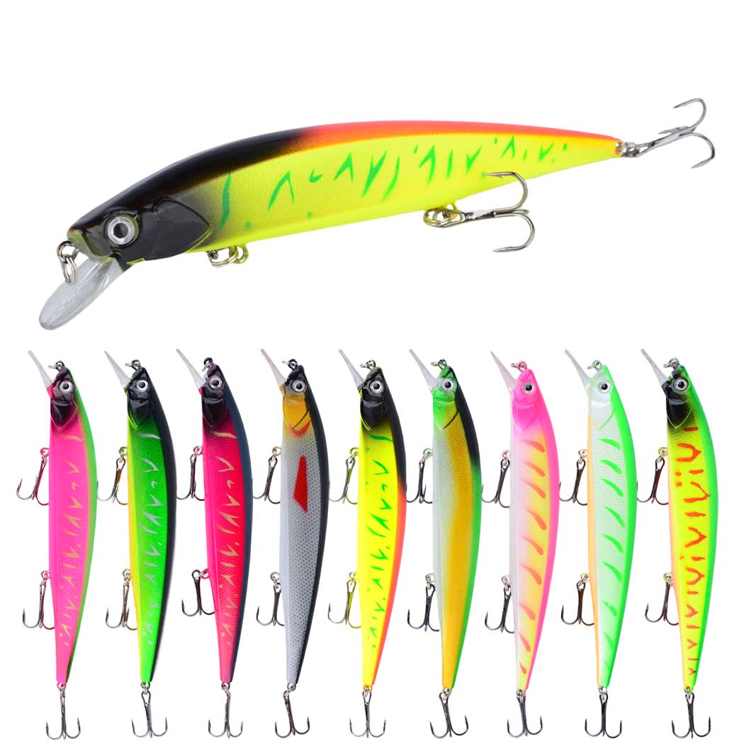 Fishing Hook Treble - 1 Stück 14 cm/20 g Kunststoff-Simulationsköder,