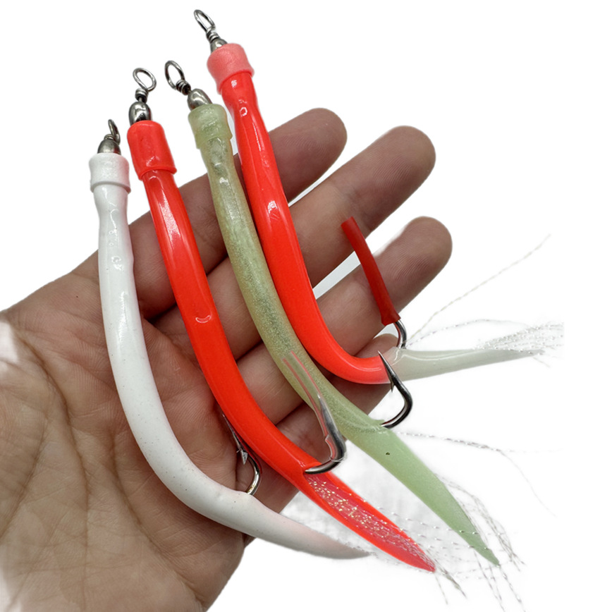 1/5Pcs CodfishFishing Aal Rohr – Fishing Hook Offset Bewertung und Preis