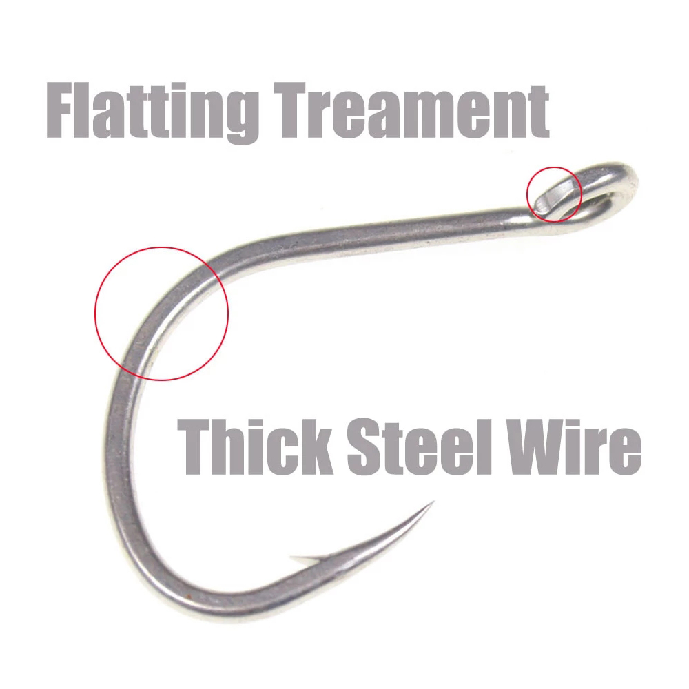 10 stücke Matte Zinn Anti-rost – Fishing Hook Barbless Bewertung und Preis