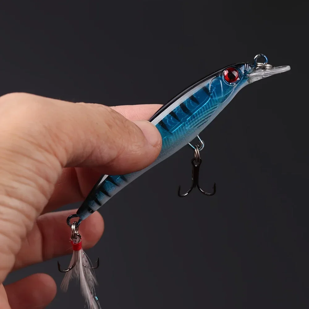 Laser 3D Eyes Bionic Minnow An – Fishing Hook Treble Bewertung und Preis