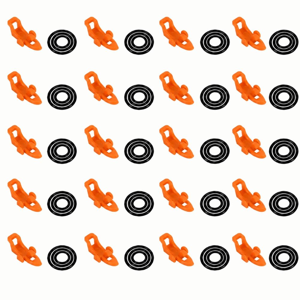 20 Stück mit 3 Größen Gummirin – Fishing Hook Size Bewertung und Preis