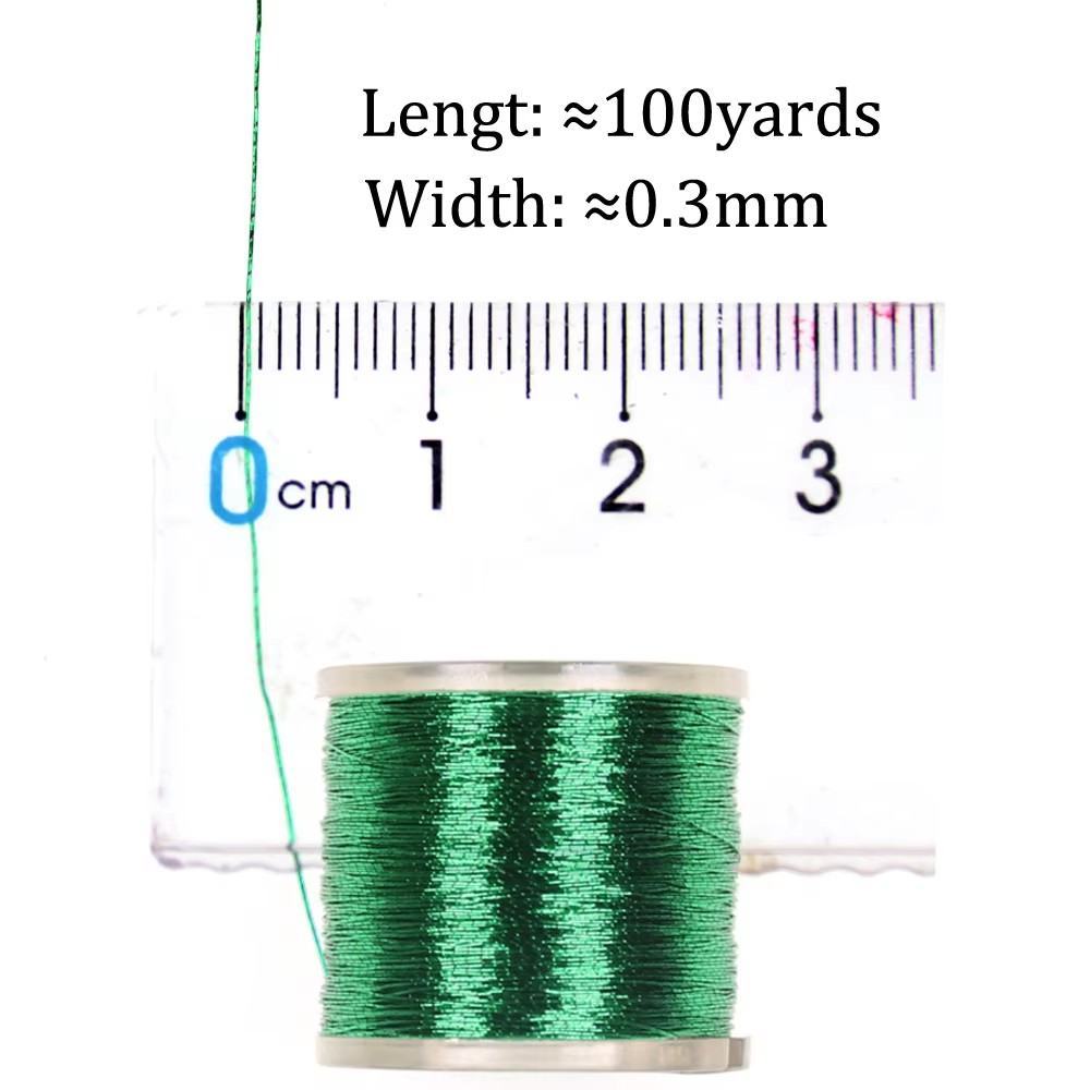 100 Yards/Spule Metallfaden zu – Fishing Hook Jig Bewertung und Preis