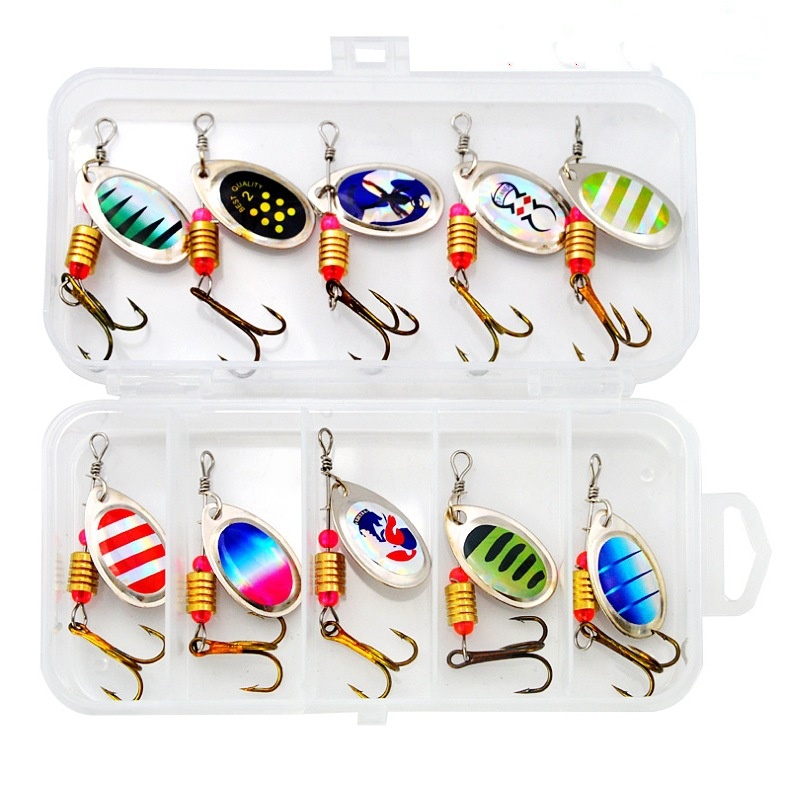 Angelköder Spinner Rotationslö – Fishing Hook Treble Bewertung und Preis