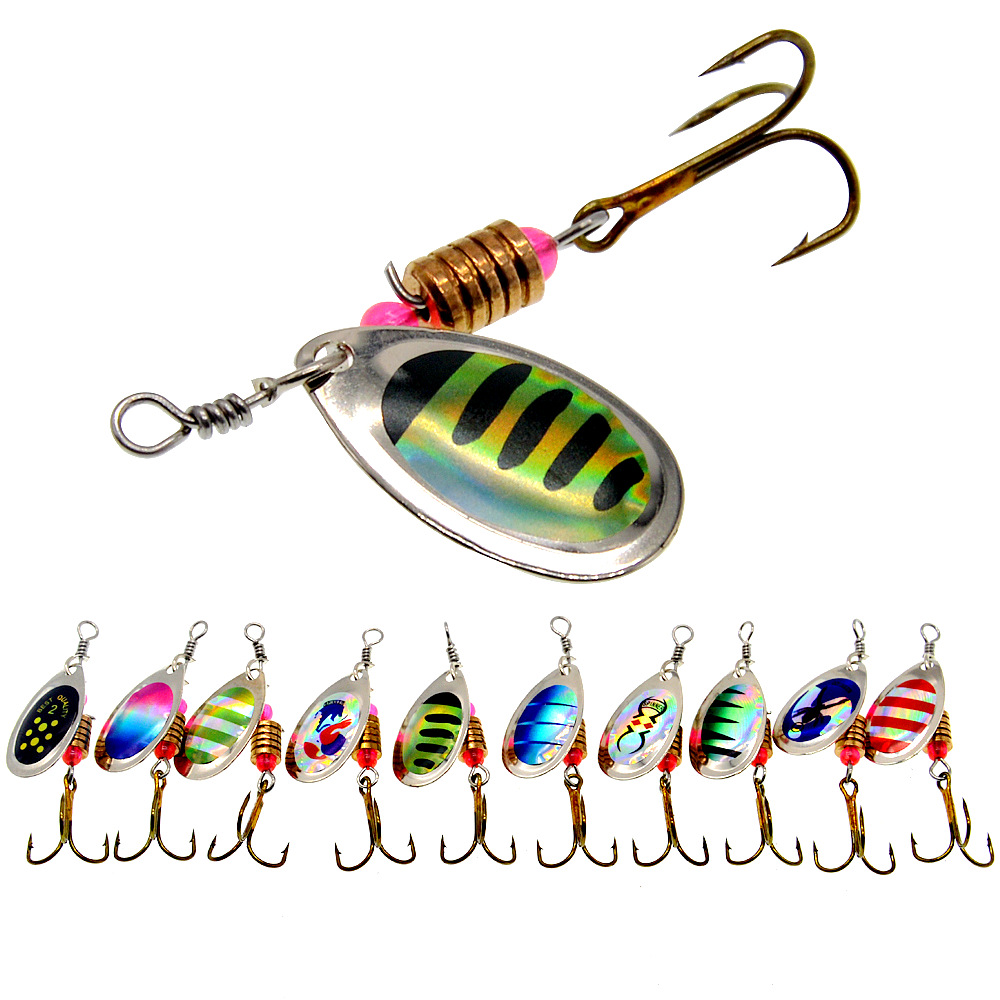 Angelköder Spinner Rotationslö – Fishing Hook Treble Bewertung und Preis