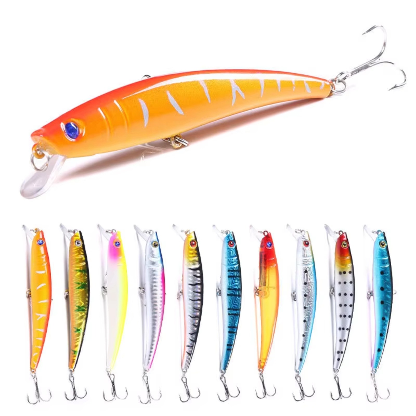 Minnow-Angelköder 110mm 13g Ha – Fishing Hook Treble Bewertung und Preis