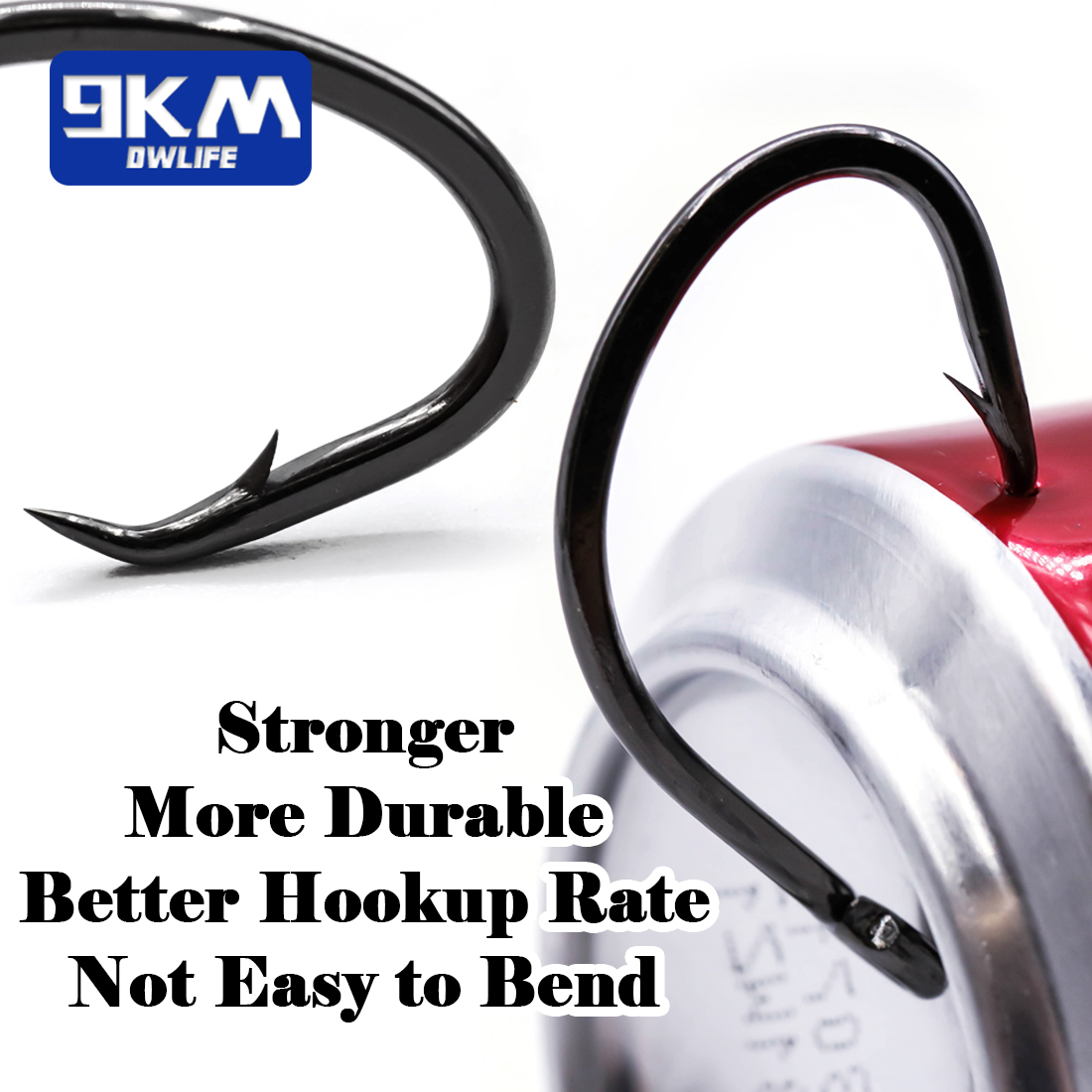 9 km Kreishaken, 25–50 Stück,  – Fishing Hook Circle Bewertung und Preis