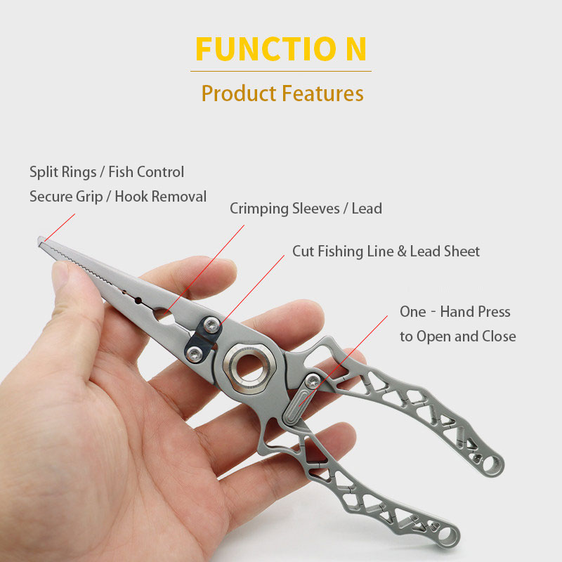 Tragbare Edelstahl-Angelzange  – Fishing Hook Remover Bewertung und Preis