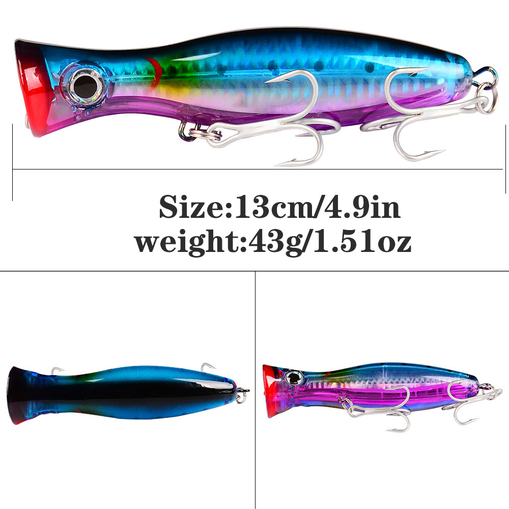 PROBEROS 1 Stück 13 cm 43 g Po – Fishing Hook Treble Bewertung und Preis