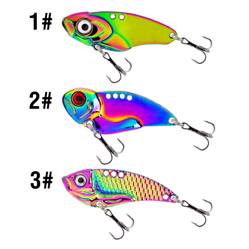 3er-Set Metallische Bunte VIB- – Fishing Hook Treble Bewertung und Preis