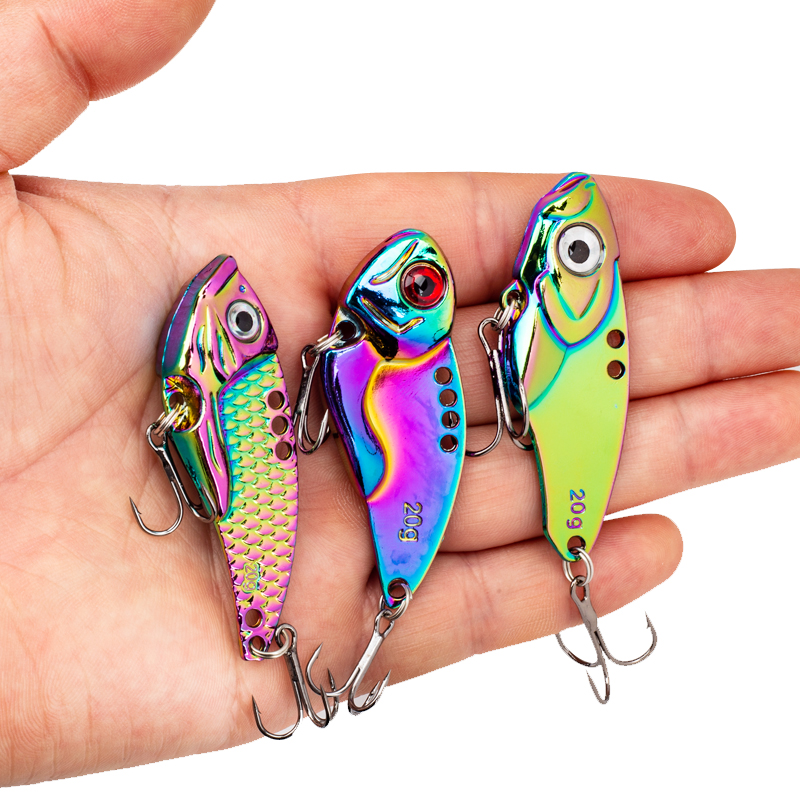 3er-Set Metallische Bunte VIB- – Fishing Hook Treble Bewertung und Preis