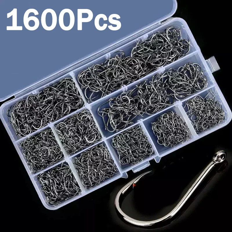 50–1600 Stück/Box Angelhaken,  – Fishing Hook Circle Bewertung und Preis