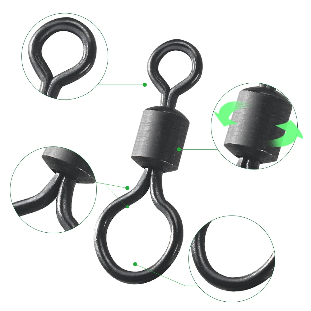 100 Stück Karpfenangel-Wirbel  – Fishing Hook Size Bewertung und Preis