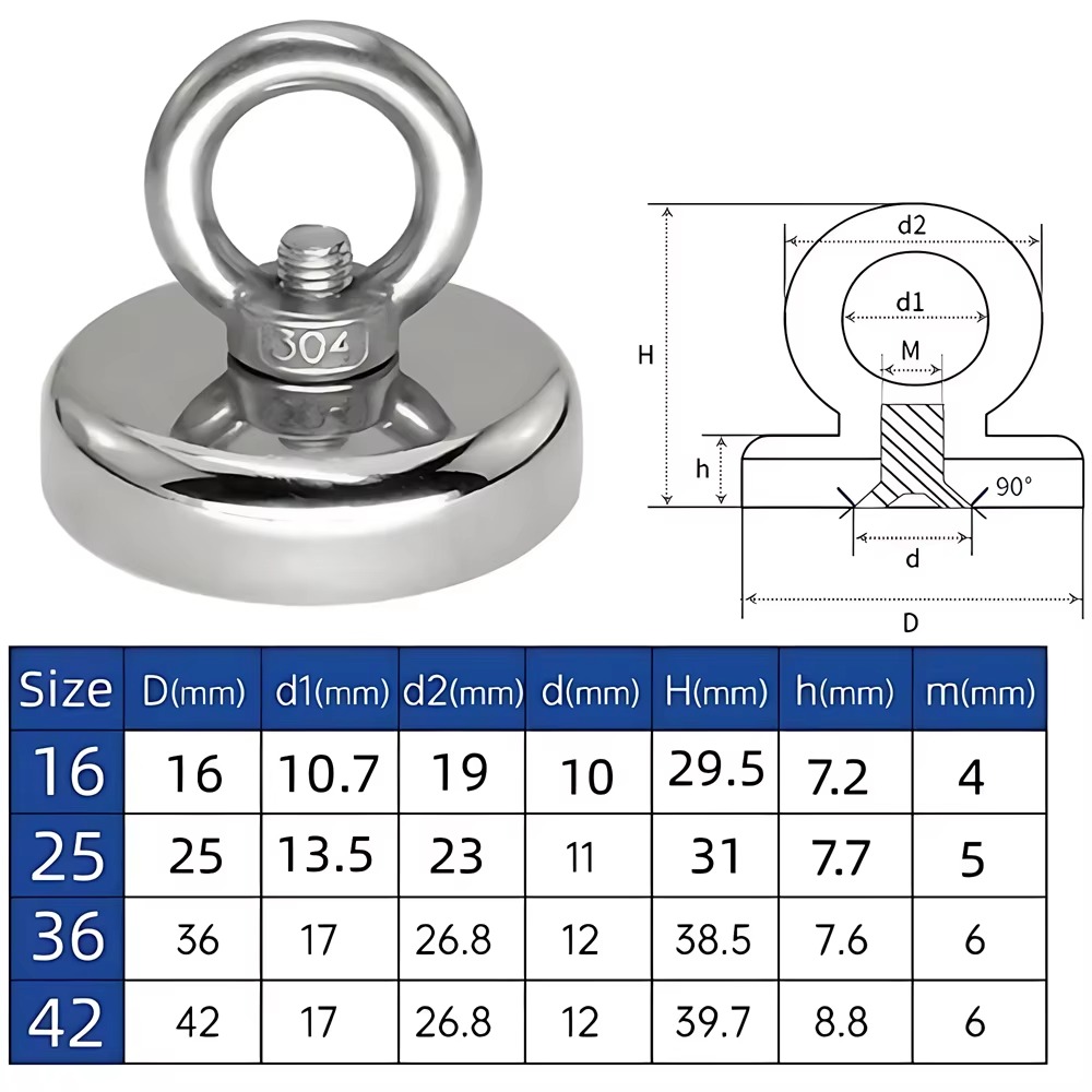 Angeln Bergung Neodym Magnet h – Fishing Hook Stainless Steel Bewertung und Preis