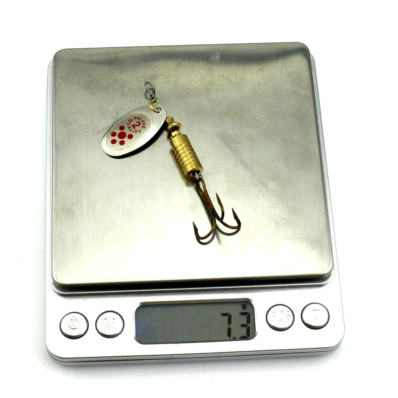 1PCS Metall Überzug Spinner Kö – Fishing Hook Treble Bewertung und Preis