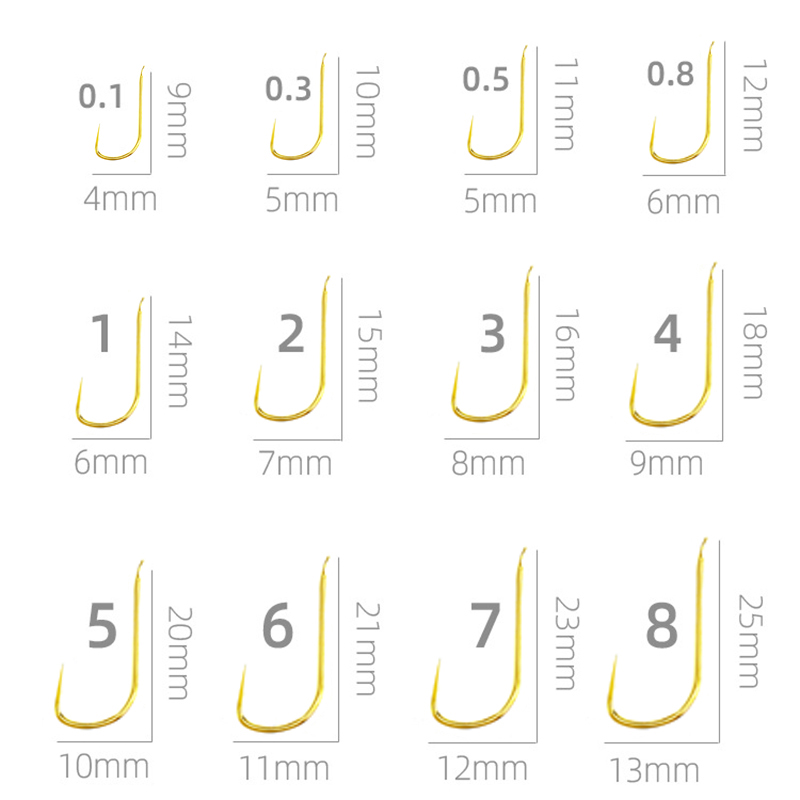 100 Stück Shinkanto Barbless M – Fishing Hook Size Bewertung und Preis