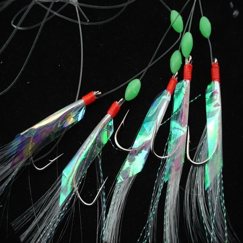 5-teiliges, mehrfarbiges, weic – Fishing Hook Assortment Bewertung und Preis