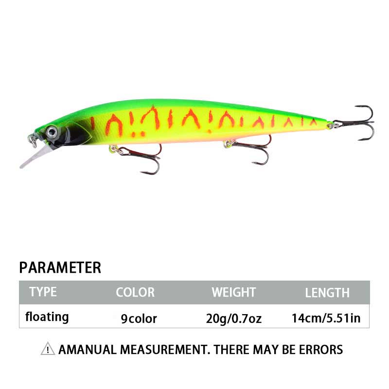 1 Stück 14 cm/20 g Kunststoff- – Fishing Hook Treble Bewertung und Preis