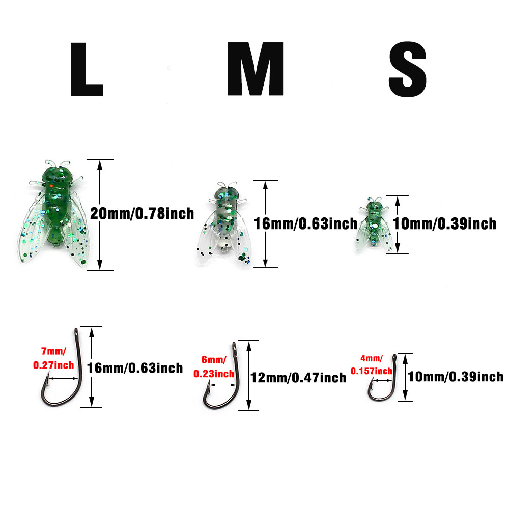 10 Stück Künstliche Bionische  – Fishing Hook Assortment Bewertung und Preis